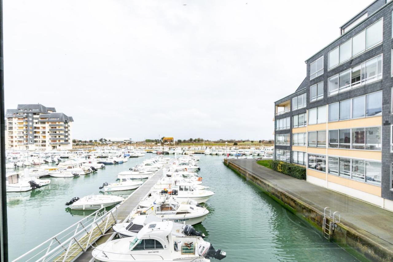 Le Greement - Appt Vue Sur Le Port Apartamento Courseulles-sur-Mer Exterior foto